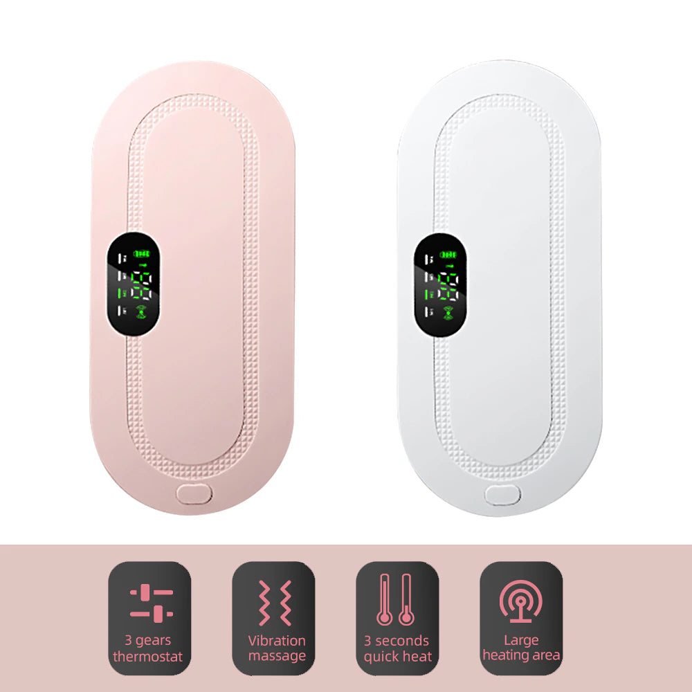 Portable Menstrual Heating Pad Warm Palace Waist Belt Period Cramp Massager Menstrual Heating Pad Dysmenorrhea Relieving Belt